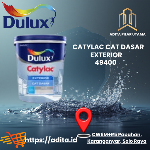 [3230721102401 (AA)] Dulux Catylac Cat Dasar Exterior A931-49400 - Pail 21Kg (AA)