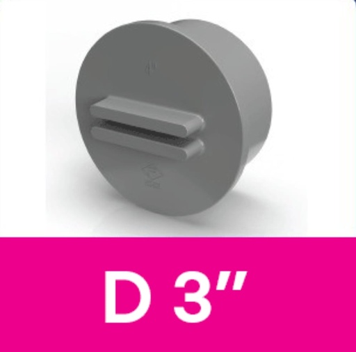 [755791184 (AA)] CLEAN OUT 3 INCH RUCIKA D (AA)