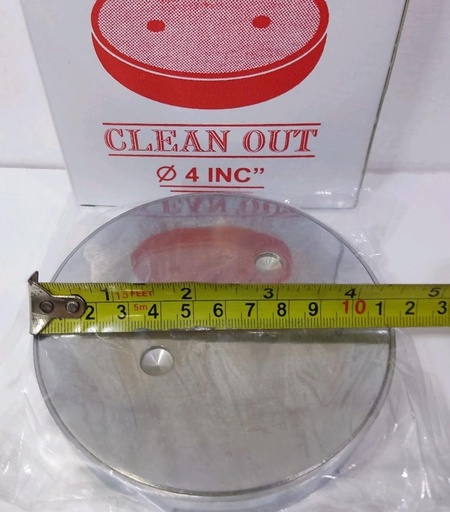 [1507006 (AA)] CLEAN OUT STAINLESS Ø 4" (AA)