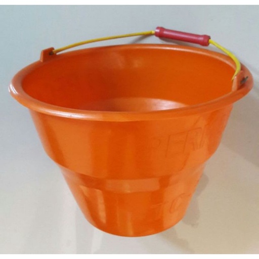 [69105355 (AA)] Ember TC 15 Timba Cor TC-15 Oranye Anti Pecah Lentur Ember Bangunan Tahan Banting – Lite Material