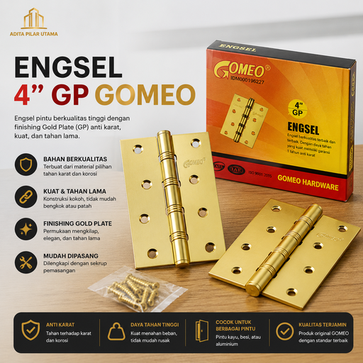 [692065925 (AA)] Engsel 4" GP GOMEO (AA)