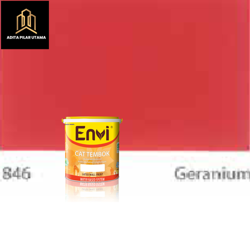 [1912008 (AA)] ENVI 846K GERANIUM / MERAH (AA)