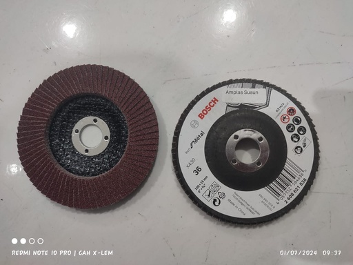 [1512015 (AA)] FLAP DISK 80 BOSCH 100X16mm (AA)