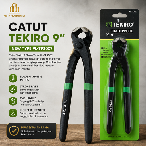 [6730745 (AA)] Gegep Catut Tower Pincer TEKIRO 9" - New Type PL-TP2007 (AA)