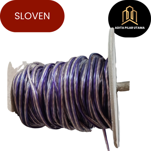 [1809021 (AA)] KABEL TRANSPARAN 2X120  SLOVEENS 1ROLL=100M (AA)