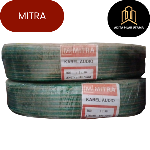 [2203023 (AA)] KABEL TRANSPARAN 2X50 MITRA 100Y (AA)