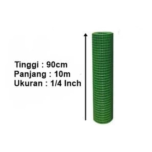 [753051 (AA)] KAWAT LOKET 1/2CM KECIL HIJAU METERAN (AA)