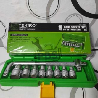 [1908027 (AA)] KUNCI SOCK SET TEKIRO 10PCS 8-24 MM (AA)