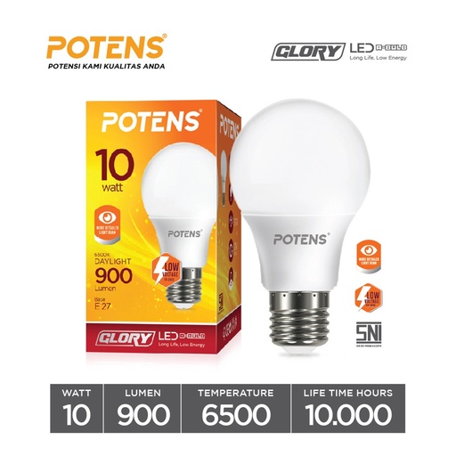 [1806032 (AA)] LAMPU LED POTENS 10 W (AA)