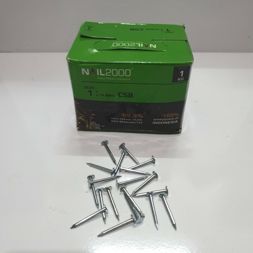 [1506026 (AA)] PAKU KALSIBOARD 1 X 14 BWG NAIL 2000 (AA)