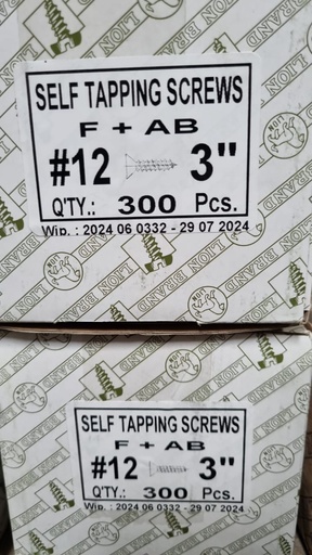 [1811018 (AA)] PAKU SKRUP FAB 12 X 3 INCH(S8) (AA)