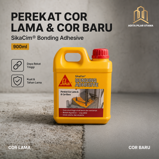 [2109026 (AA)] SikaCim® Bonding Adhesive 900mL Perekat Cor (AA)