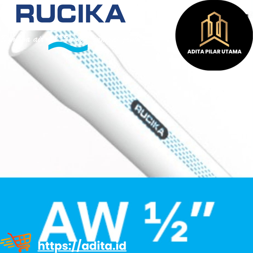 [1601053 (AA)] PIPA PVC AW ½" RUCIKA AW 1/2 DIM R-AW (AA)