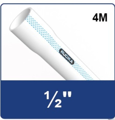 [1601053 (AA)] PIPA PVC AW 1/2 DIM RUCIKA PUTIH (AA)