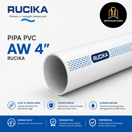 [AW4D 1709023 (AA)] Pipa Pvc AW 4" RUCIKA AW 4 DIM R-AW (AA)