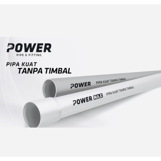 [1605064 (AA)] PIPA PVC D 2 DIM POWER MAX PUTIH (AA)