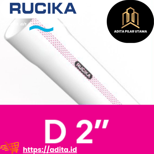 [D2D2012016 (AA)] PIPA PVC D 2" RUCIKA D 2 DIM RD (AA)
