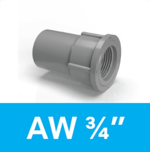 [7556124 (AA) SDD3/4D] SDD ¾“ SOCK DRAT DALAM 3/4 RUCIKA AW (AA)