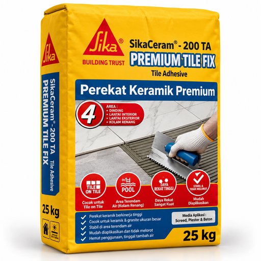 [2102051 (AA)] SikaCeram®-200 TA Tilefix - Perekat Keramik Tile on Tile 25Kg (AA)