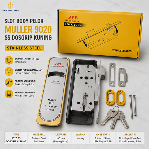 SLot Pintu Body Pelor Muller (AA)