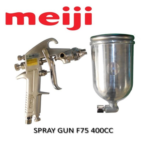 [2010012 (AA)] SPRAY GUN MEIJI F75 + MIEJI CUP (1 SET) (AA)