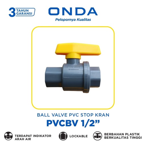 [1503055 (AA)] STOP KRAN 1/2 ONDA PVCBV (AA)