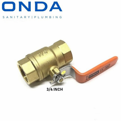 [83705478 (AA)] STOP KRAN 3/4 ONDA HANDLE - BALL VALVE (AA)