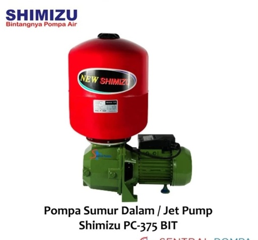 [260920241813 (AA)] POMPA AIR SHIMIZU PC-375 BIT -H40M/D40M/V85LITER (AA)