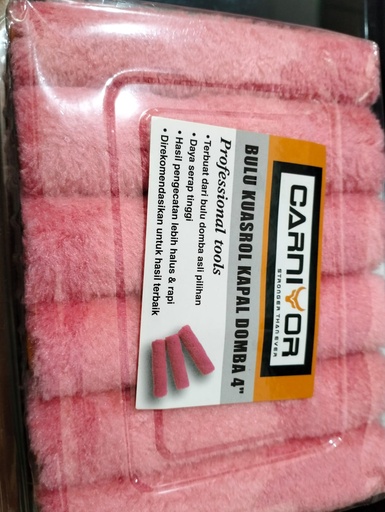 [140320250816 (AA)] KUAS ROLL 4Inc REFILL KAIN WOOL CARNIVOR PINK 1pack=12bj (AA)
