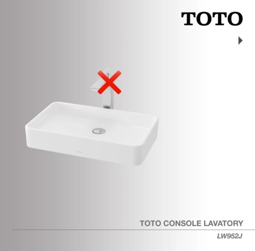 [210920242053 (AA)] WASTAFEL TOTO LW952J PUTIH (BODY ONLY) (AA)