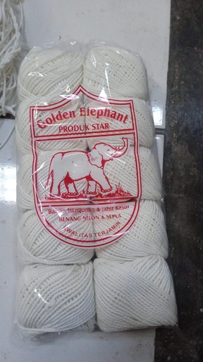 [301020241342 (AA)] BENANG KENUR GOLDEN ELEPANT PACK=10BJ