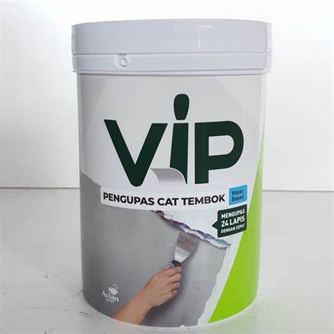 [121120241742 (AA)] PAINT REMOVER VIP WATER BASED GALON (4kg) (AA)