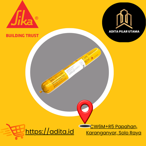 [20020251234 (AA)] Sikaflex®-140 Construction 600ml Concrete Grey (AA) (Sika Sosis)