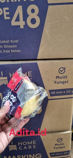 [130220250521 (AA)] ISOLASI KERTAS  48mmx20y HOME CARE 18m- MASKING TAPE (AA)