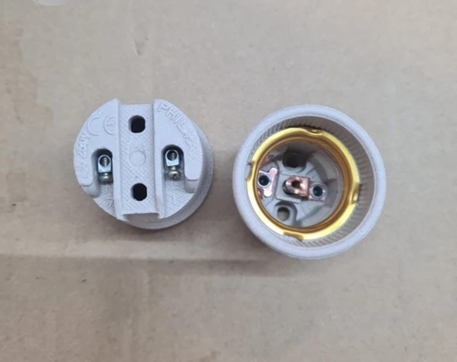 [160420250820 (AA)] FITING KERAMIK E27 / FITING DOWNLIGHT (AA)