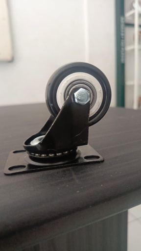 RODA KARET 2 INCH RHJ PU 50 Polyurethane HITAM(AA)