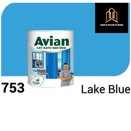 [290420250934 (AA)] AVIAN 753 LAKE BLUE GALON 2.50 LT (AA)