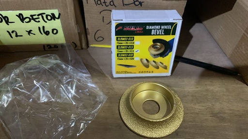 [210520251102 (AA)] SOLID DIAMOND WHEEL BEVEL R20 SLDW03-020 PINGUL GRANITE (AA)