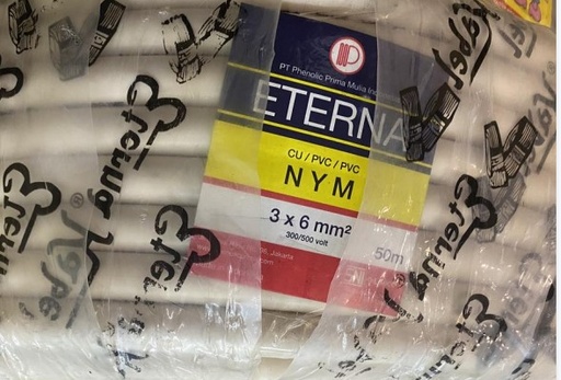[230520251405 (AA)] KABEL NYM  3X6mm Etherna @50METER (AA)