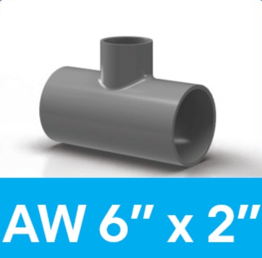 TEE 6 X 2 INCH RUCIKA AW (AA)