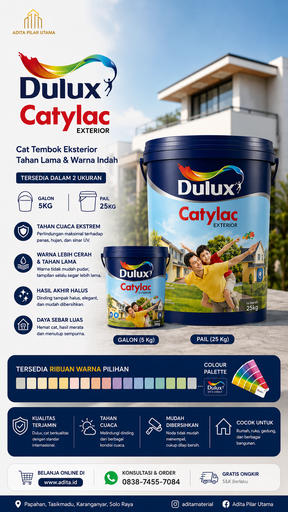 [151220250855 (AA)] Dulux Catylac CATY EXT 40412 MINIMALIST GREY -C-GL