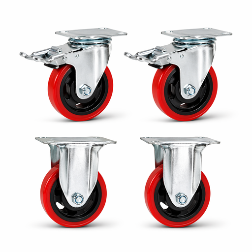 RODA PVC 4" R100 RHJ MODEL 03 B PVC & NB (AA)
