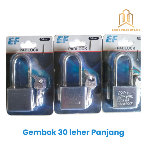 [250820251615 (AA)] GEMBOK 30MM LPJ EF SAFE LOCK (AA)