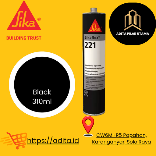 Sikaflex®-221 - 310ml Perekat sealant serbaguna (AA)