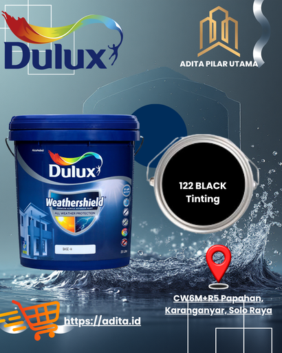 Dulux Weathershield 122 Black-D-GL (AA)
