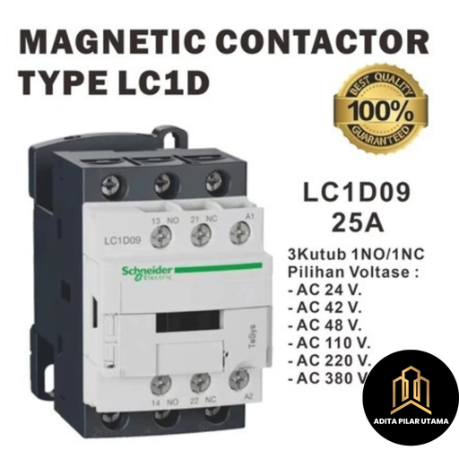 [191120250944 (AA)] Schneider KONTAKTOR CONTACTOR 220 V (AA)