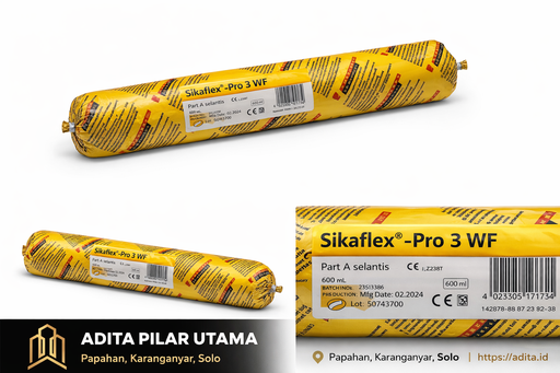 [1401202608530853 (AA)] Sikaflex®- PRO-3 SL 600ml Concrete Grey (AA) (Sika Sosis)
