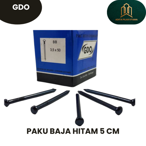 [2912202507411 (AA)] PAKU BAJA HITAM 5CM DOS - GDO (AA)