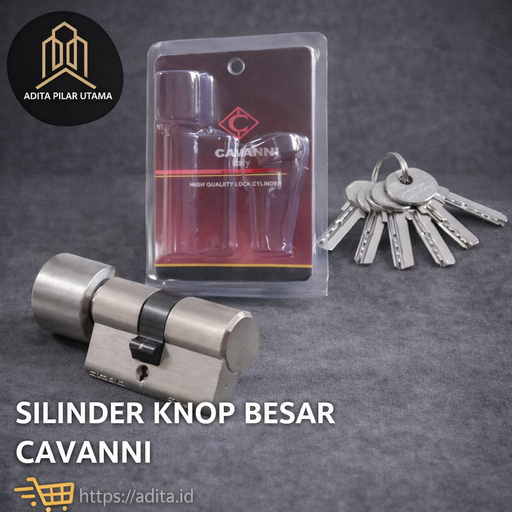 [310120262333 (AA)] ANAK KUNCI CILINDER KNOP CAVANI BESAR (AA)