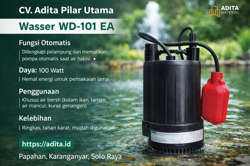 [240220261448 (AA)] Waser seri WD 101 EA 100w SUBMERSIBLE (AA)